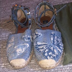 Valentino Rockstud Espadrilles